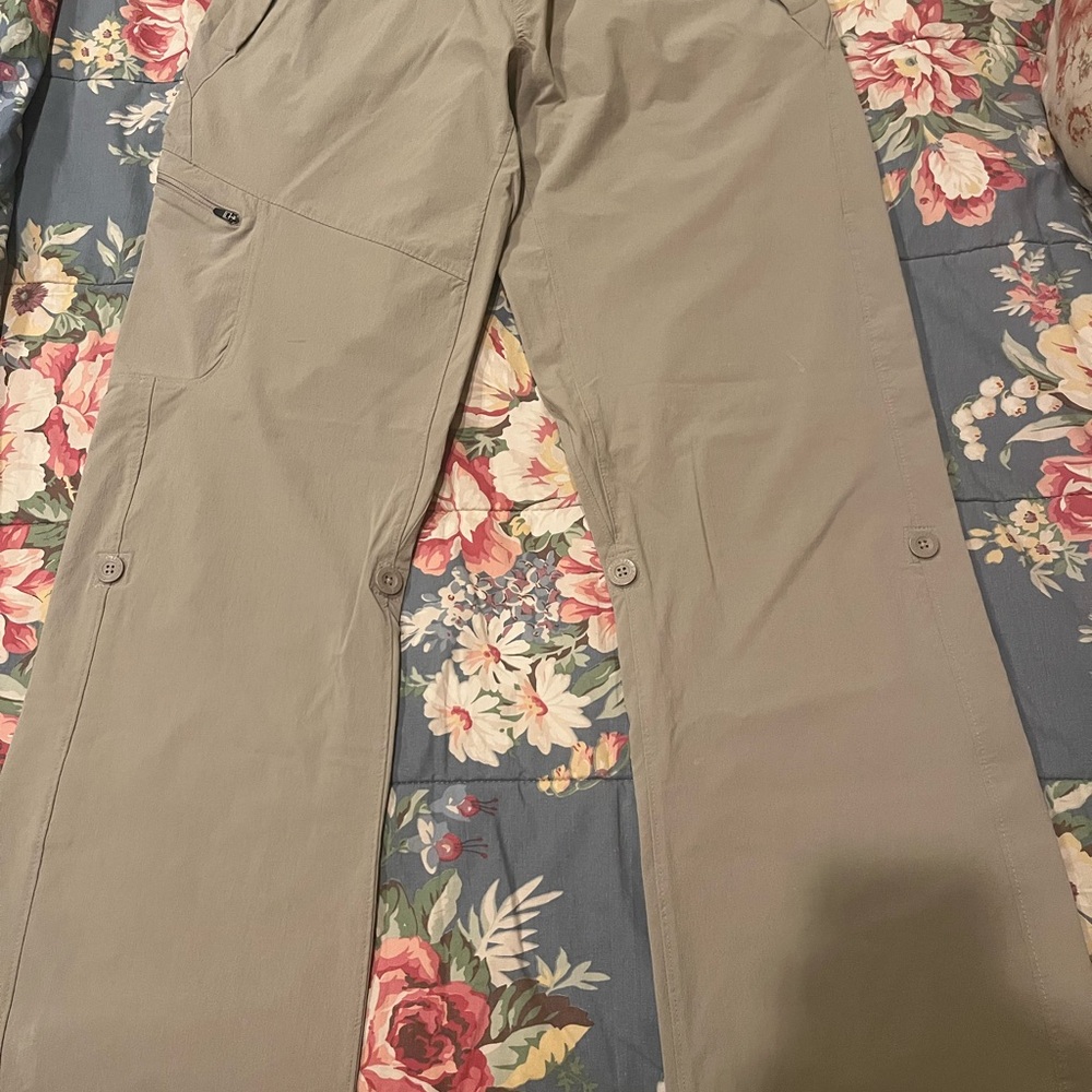The North Face Gray and Cream Pants